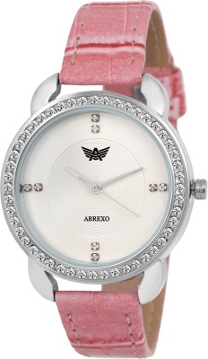 Abrexo Abx-5012-Pink Studded series Watch  - For Women   Watches  (Abrexo)