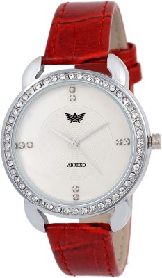 Abrexo Abx-5012-Red Studded Series Watch  - For Women   Watches  (Abrexo)