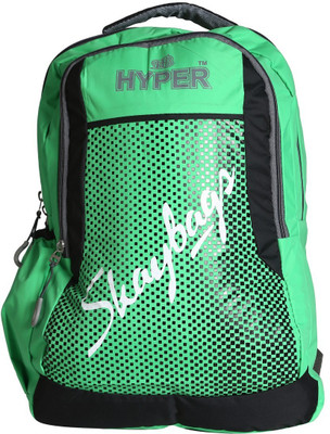 

Hyper School Tution College All time HYPRA SOFTY A2 5 L Backpack(Black), Green and black