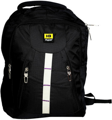 

Hyper School Tution College All time 1680 MATTE A8 5 L Backpack(Black), Black and white