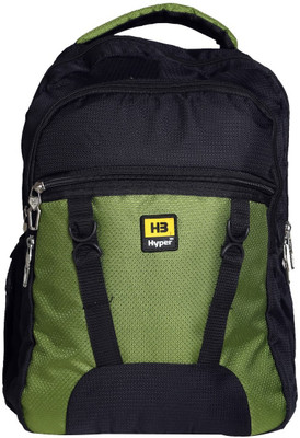 

Hyper School Tution College All time 1680 MATTE B3 5 L Backpack(Black), Green and black