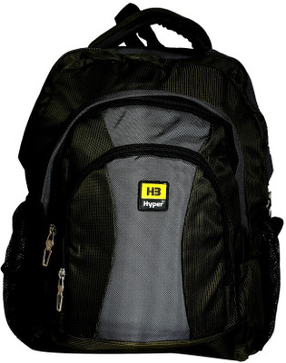 

Hyper School Tution College All time 1680 MATTE C1 5 L Backpack(Black), Black and grey
