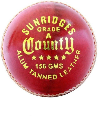

SS County Cricket Leather Ball(Pack of 2, Red)