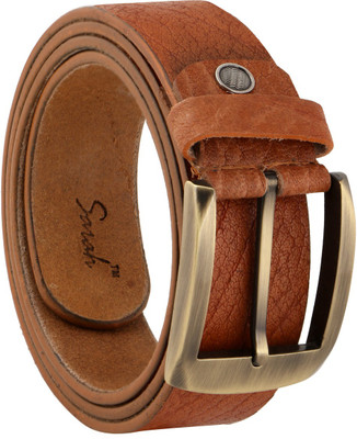 

Sarah Men Casual Brown Genuine Leather Belt