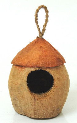 

BRAMMA orange hut design Bird House(Hanging)
