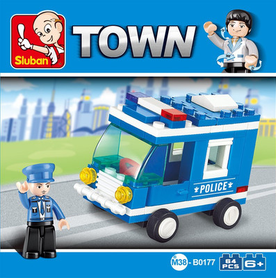 

Sluban Police Car(Multicolor)