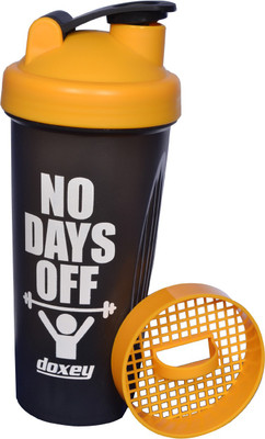 

DOXEY Gym Shaker 600 ml Shaker(Pack of 1, Yellow)