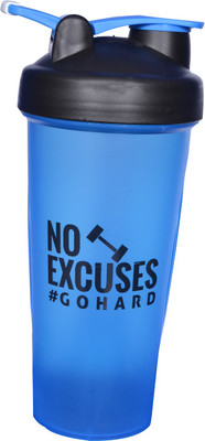

DOXEY Body Gym Shaker 600 ml Shaker(Pack of 1, Blue)