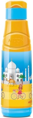 

Milton Kool fun 600 insulated leak proof flip lid with hand free Sipper ( best for school kids) 600 ml Bottle(Pack of 1, Yellow)