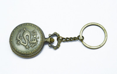 

JOSHISNEST MATELIC FIRE DRAGON KEY RING WATCH Key Chain(Brown)
