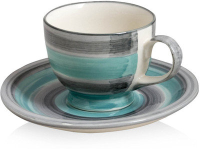 

CROCKTO Ceramic(Green, Pack of 12)