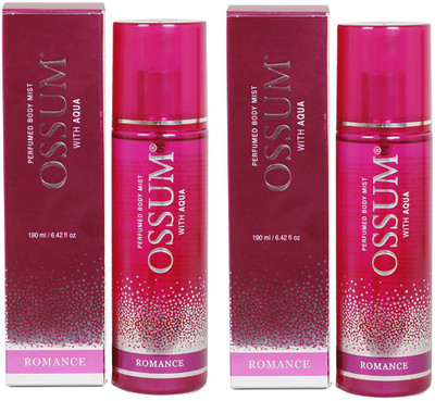 

Ossum Romance Body Mist - For Men(190 ml, Pack of 2)
