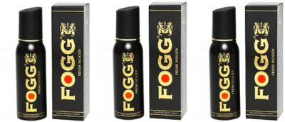 

Fogg Black Collection Fresh Woody(Pack of 3) Deodorant Spray - For Men(360 ml, Pack of 3)