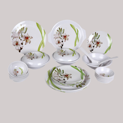 

Eagleware TajMahal Pack of 32 Dinner Set(Melamine)