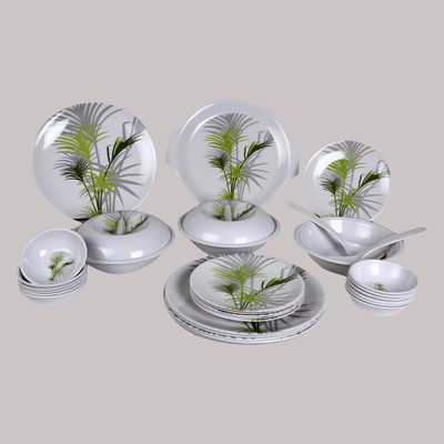 Eagleware TajMahal Pack of 32 Dinner Set(Melamine)