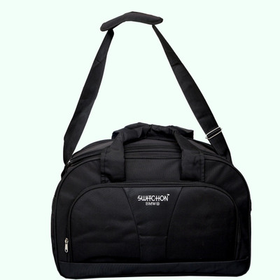 

Kuber Industries " Large Travel Duffle Luggage Bag, Shoulder Bag, Weekender Bag with Inner Pocket Travel Duffel Bag(Black)