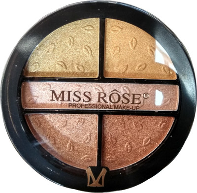 

Miss Rose Professional 5 Colors Makeup EyeShadow 06 5 g(Black)