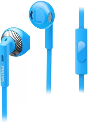 

Philips SHE3205 Wired Headset with Mic(Blue, In the Ear)