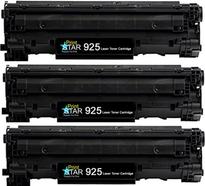 

Printstar 925 Black Toner Cartridge Pack of 3 Compatible for Canon Laser Shot LBP6018B, Canon imageCLASS MF3010 Single Color Ink Toner(Black)