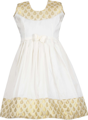 

Kaatru Girls Wedding Top and Skirt Set(Multicolor Pack of 1, Cream