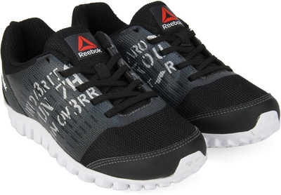 

REEBOK Boys Lace Running Shoes(Black, Blk/gravel/wht