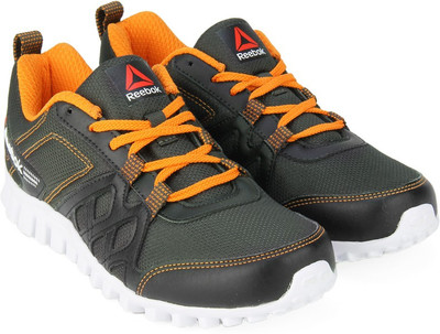 

REEBOK Boys Lace Running Shoes(Grey, Black;orange