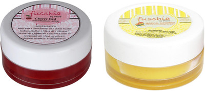 

Fuschia Lip Balm Combo Cherry Red and Alphonso(Pack of: 2, 16 g)