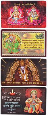 

The Values Store Deity Blessings Photo Gallery Magnets, Fridge Magnet, Multipurpose Office Magnets Pack of 4