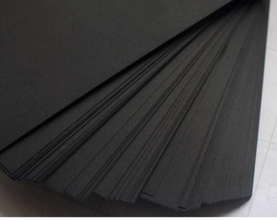 

craftsneed Card Stock Plain 10x10 Multipurpose Paper(Set of 1, Black)