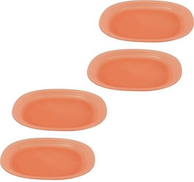 

Tupperware Orange Plates Small Plates(Pack of 4)