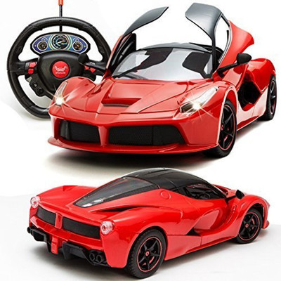 

Genuine Mermaidtales Imported Latest 1:16 Ferrari Remote Control Car with Opening Doors, Gravity Sensing Remote (Rechargeable)(Multicolor)