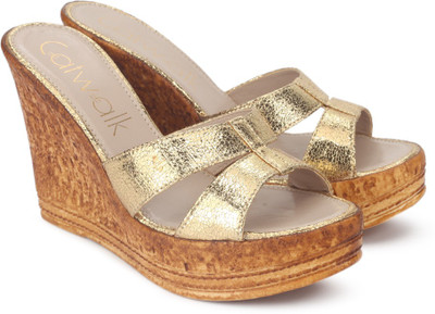 

Catwalk Women Gold Heels