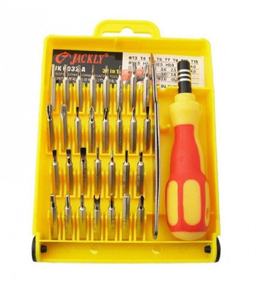 

Jackly Ratchet Screwdriver Set, Yellow