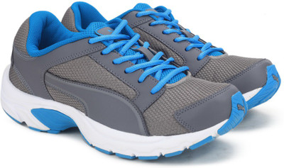 

Puma Splendor DP Running Shoes For Men(Grey, Steel gray-blue danube-puma white