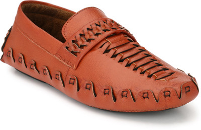 

Knoos Stylish Shoe Driving Shoes For Men(Tan