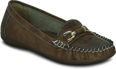 

Get Glamr Pawly Loafers For Women(Brown