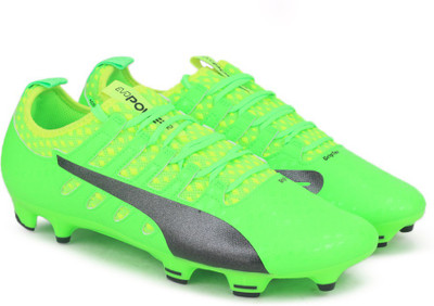 

Puma evoPOWER Vigor 2 FG Football Shoes For Men(Green, Green gecko-puma black-safety yellow