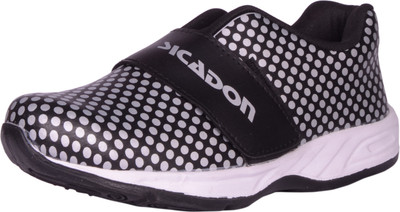 

Sicadon Running Shoes For Men(Black, Silver