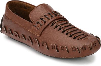 

Knoos Stylish Shoe Driving Shoes For Men(Brown