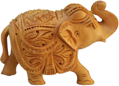 

Crafticia Decorative Showpiece - 17.5 cm(Wooden, Multicolor)