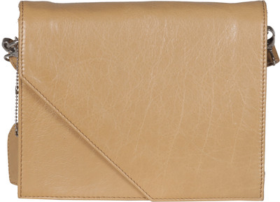 

FARO Women Casual Brown Genuine Leather Sling Bag