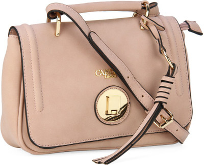 

Carlton London Women Casual Pink Genuine Leather Sling Bag