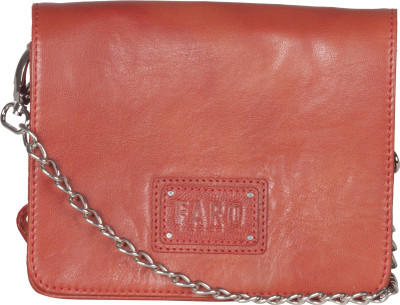 

FARO Women Casual Maroon Genuine Leather Sling Bag