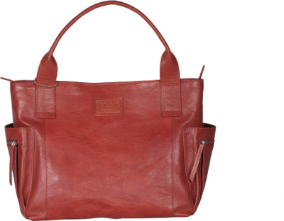 

FARO Women Casual Brown Genuine Leather Shoulder Bag