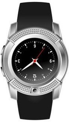 

Like Star V8+ Andriod Bluetooth With Nano SIM Card & TF Card Support Silver Smartwatch(Black Strap L)