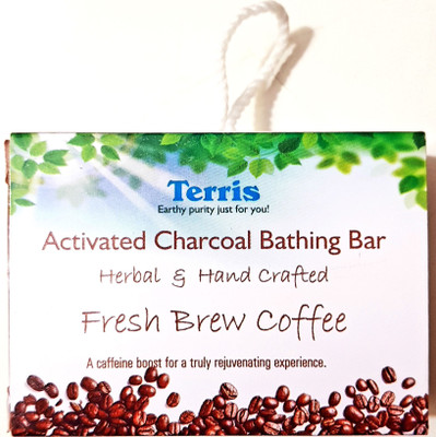 

Terris Activated Charcoal Bathing Bar- Herbal & Handcrafted(100 g)
