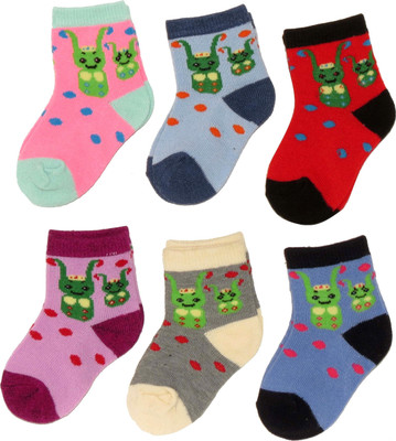 

Neska Moda Baby Boys & Baby Girls Animal Print Ankle Length(Pack of 6, Multicolor