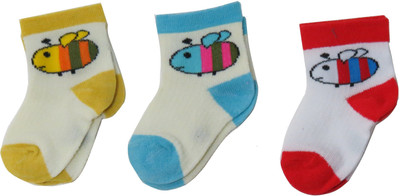 

Neska Moda Baby Boys & Baby Girls Solid Ankle Length(Pack of 3, Blue;red;white