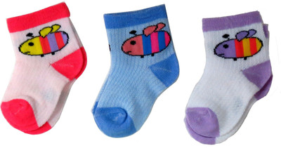 

Neska Moda Baby Boys & Baby Girls Solid Ankle Length(Pack of 3, Blue;purple;red
