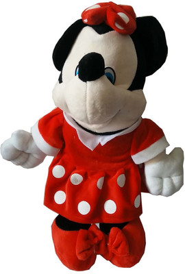 

kaykon Disney Minnie Mouse Plush Stuffed Plush Toy Premium Quality - 17 inch(Red)